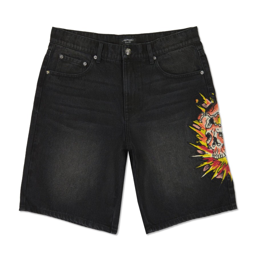 Men Ed Hardy | Exploding Skull Black