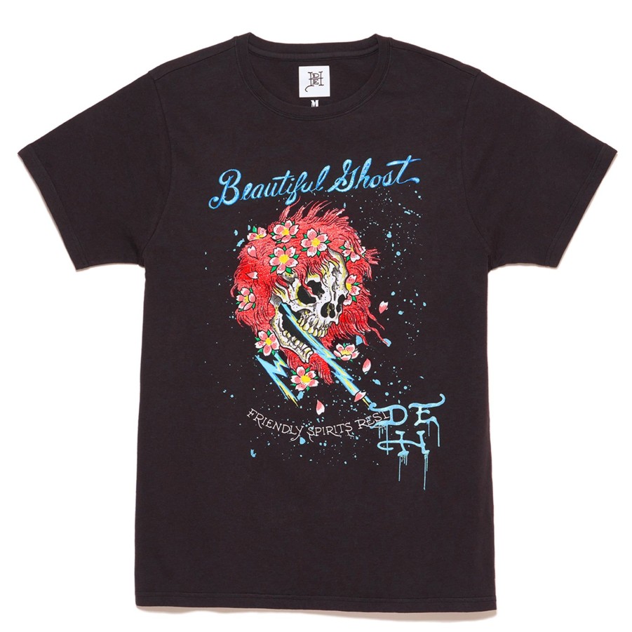 Men Ed Hardy | Ghost Skull Tee Faded Black