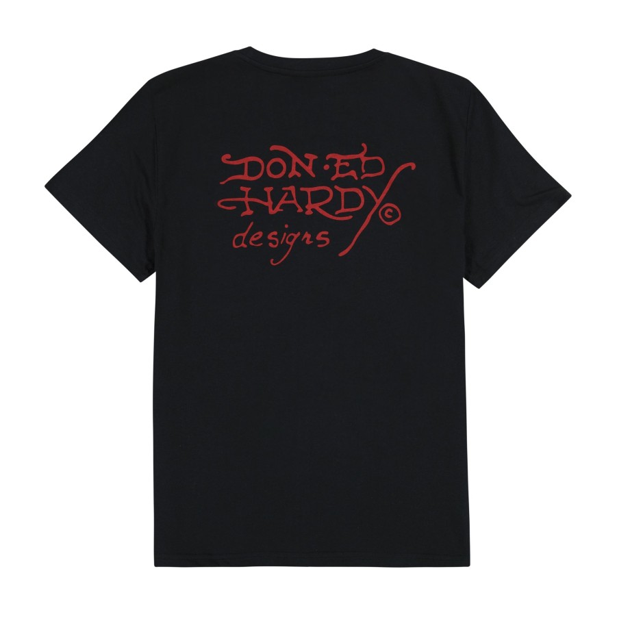 Men Ed Hardy | Love Skull Tee Black