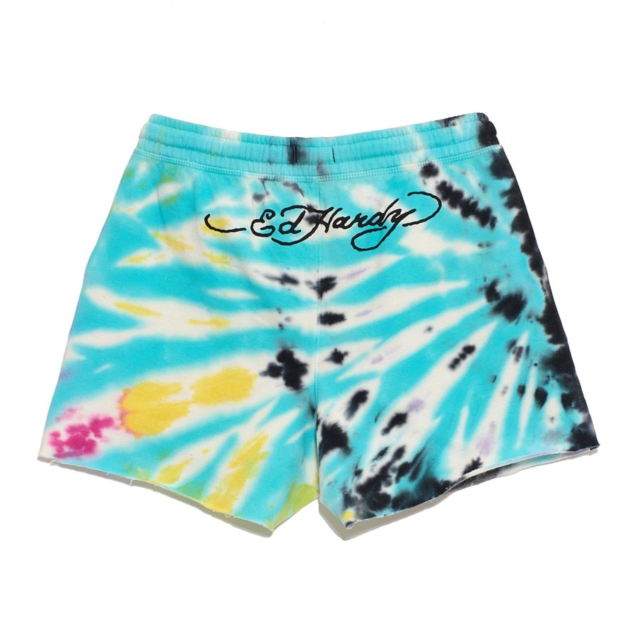 Women Ed Hardy | Womens "Panther Snake Fleece Short Multi