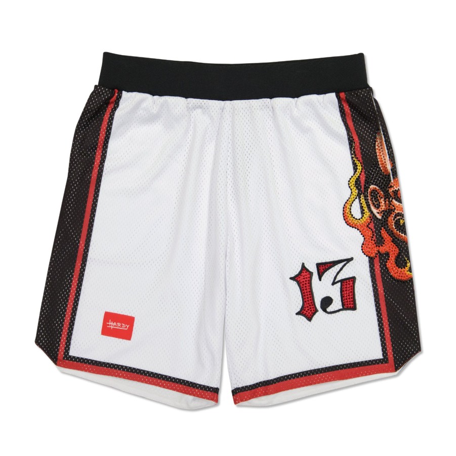 Men Ed Hardy | Devil Head Short White