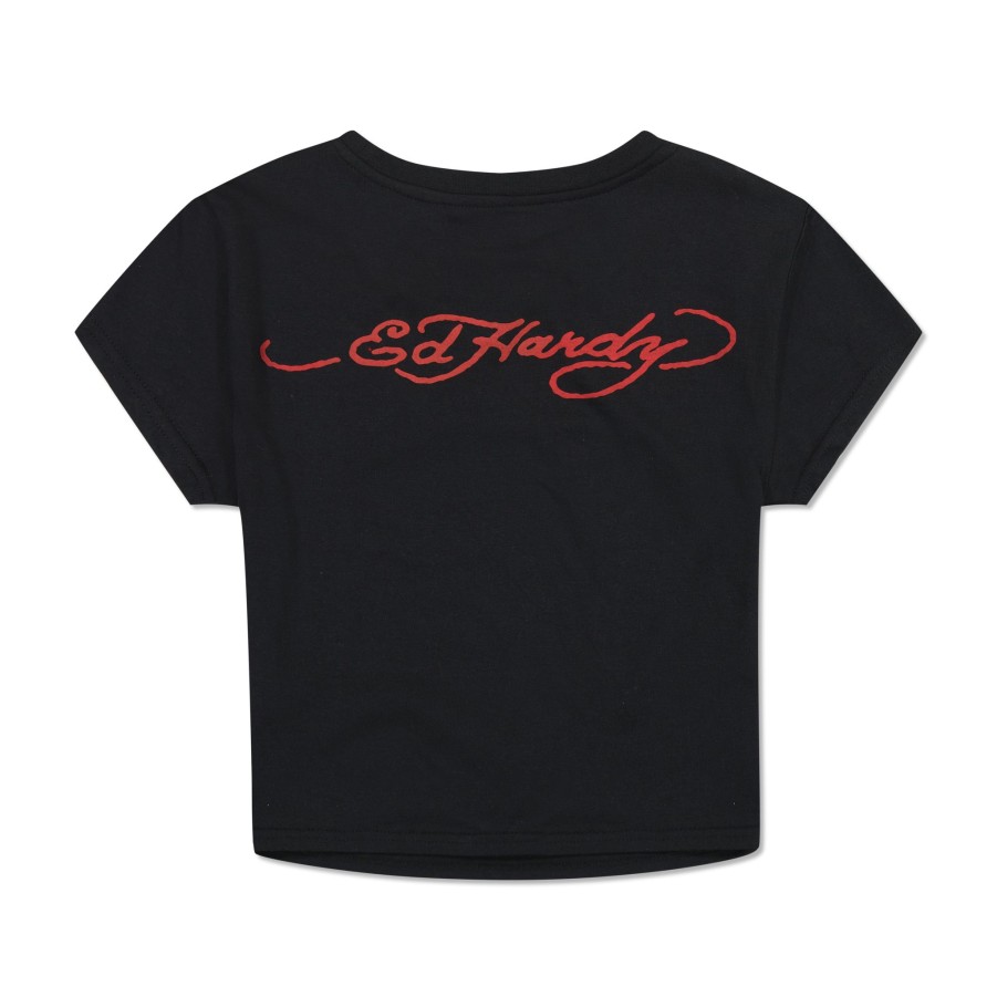 Baby Ed Hardy | Tiger Head Baby Tee Black