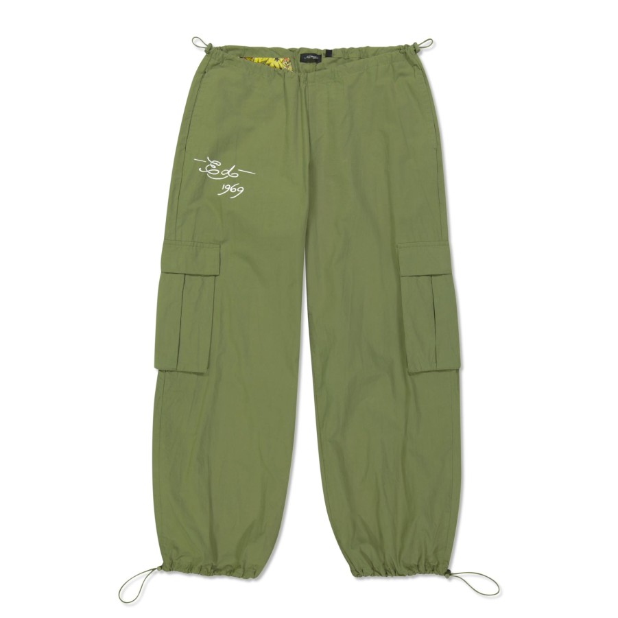 Women Ed Hardy | Dragon Cargo Pant Olive