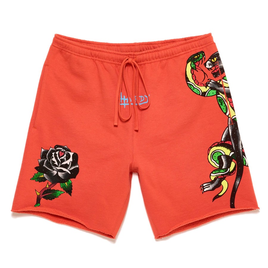 Men Ed Hardy | Panther Short Orange