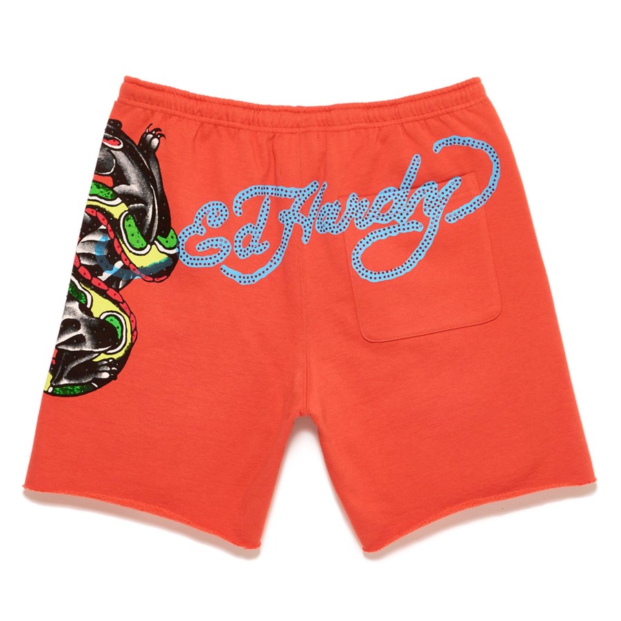 Men Ed Hardy | Panther Short Orange