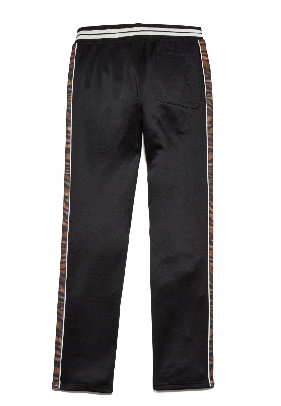 Men Ed Hardy | Slim Fit Embellished Track Pant Black