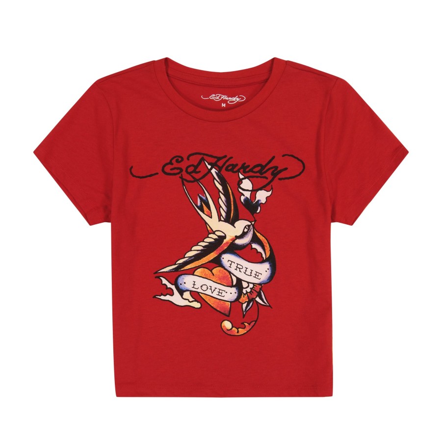 Baby Ed Hardy | Love Bird Baby Tee Cherry