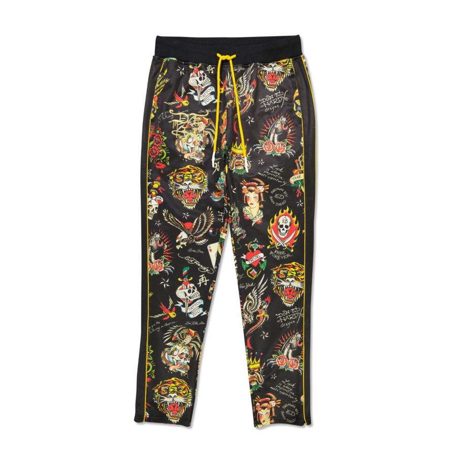 Men Ed Hardy | Flashboard Trackpant Black