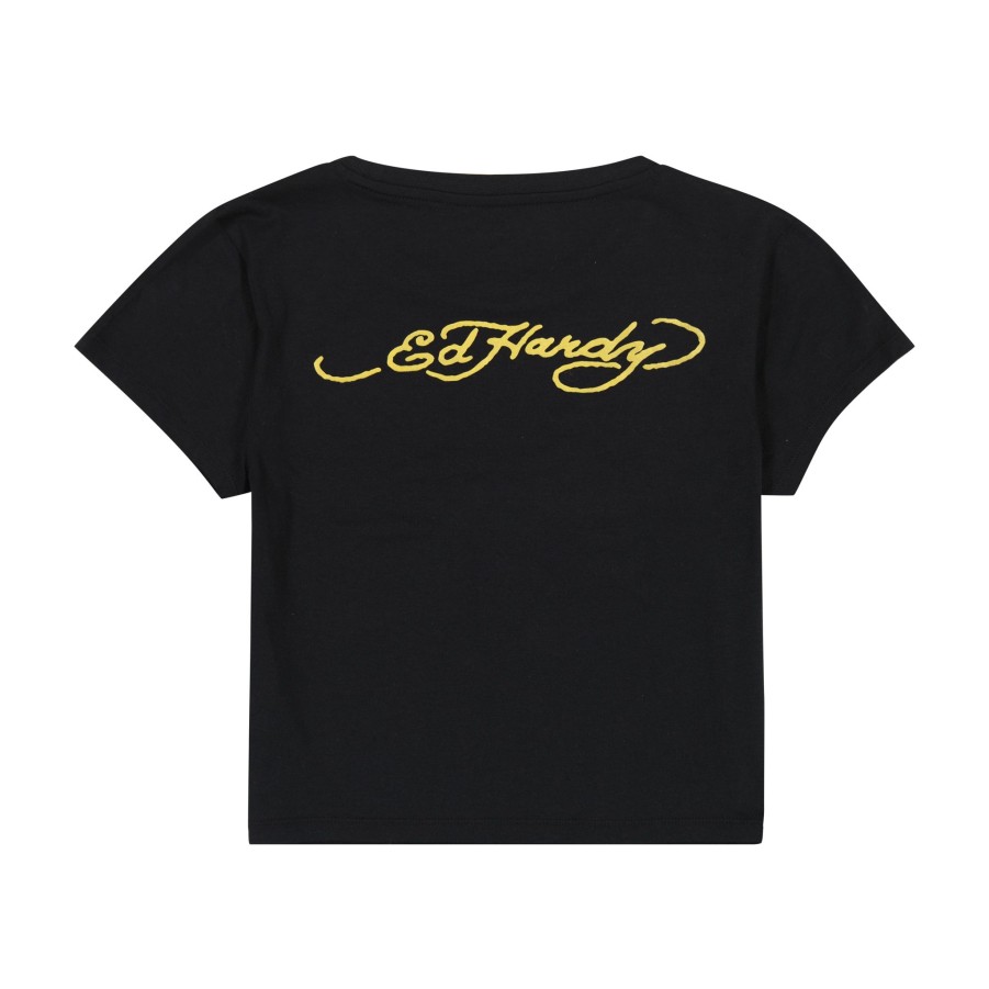 Baby Ed Hardy | Koi Splash Baby Tee Black