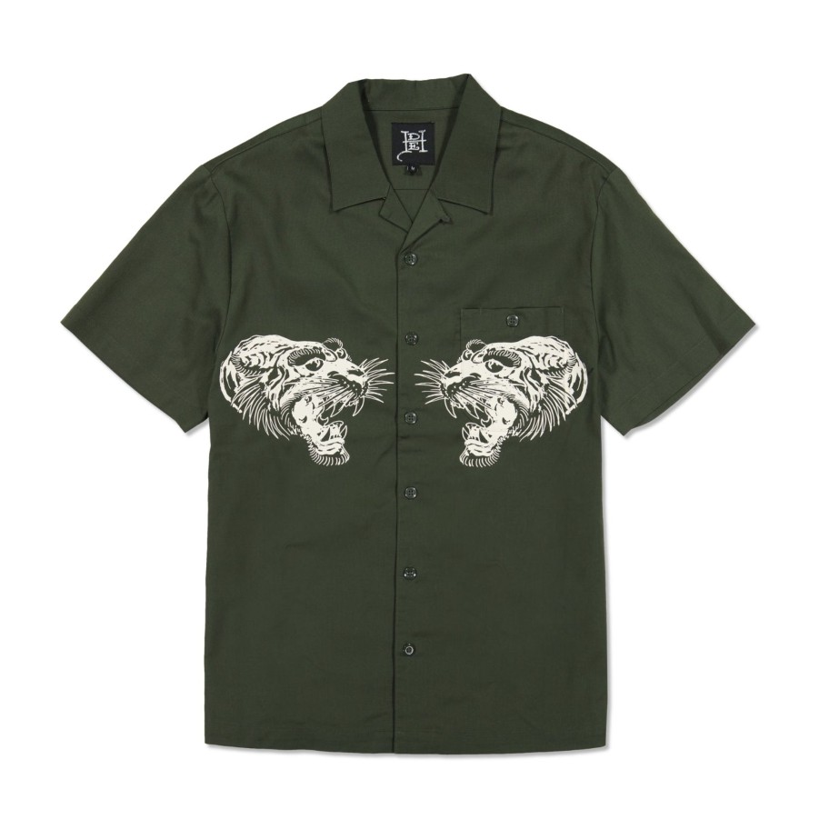 Men Ed Hardy | Tiger Twill Olive