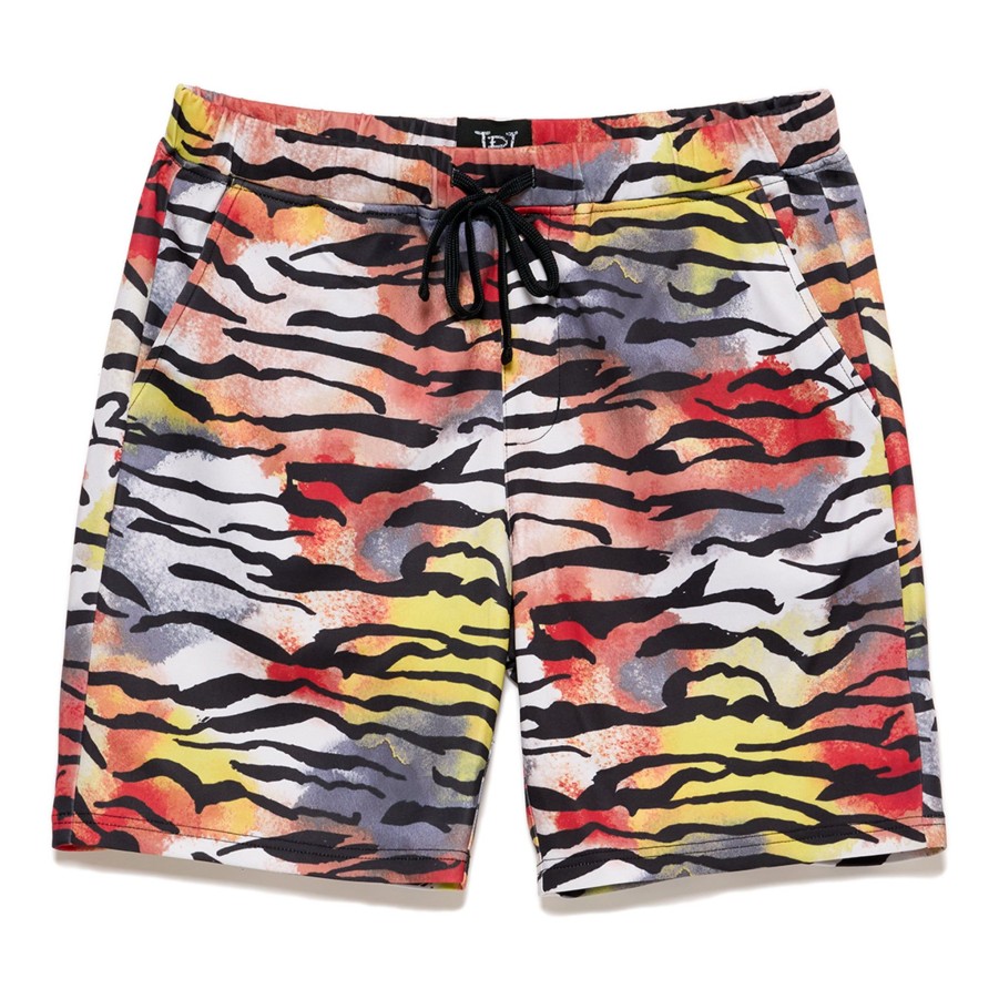 Men Ed Hardy | Tiger Print Short Multi