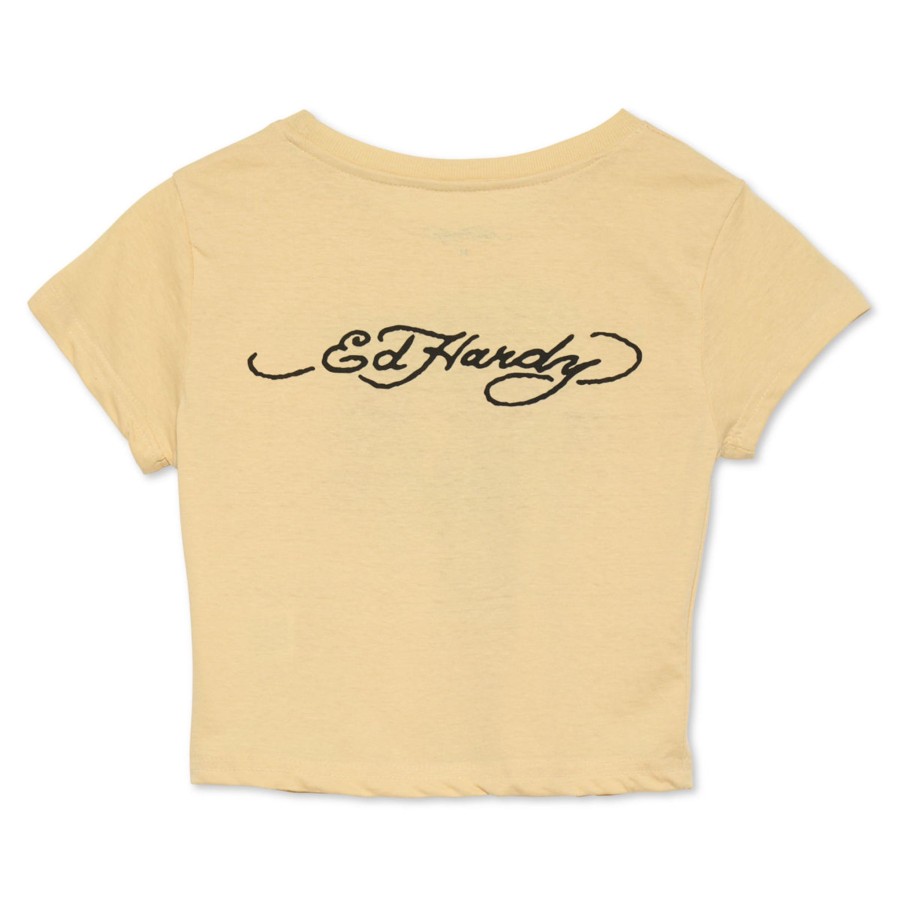 Baby Ed Hardy | Flying Dice Baby Tee Butter