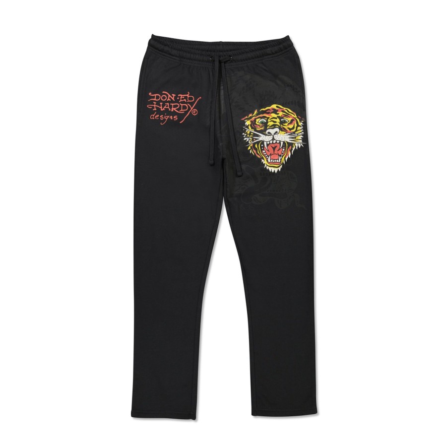 Men Ed Hardy | Tiger Sweatpant Black