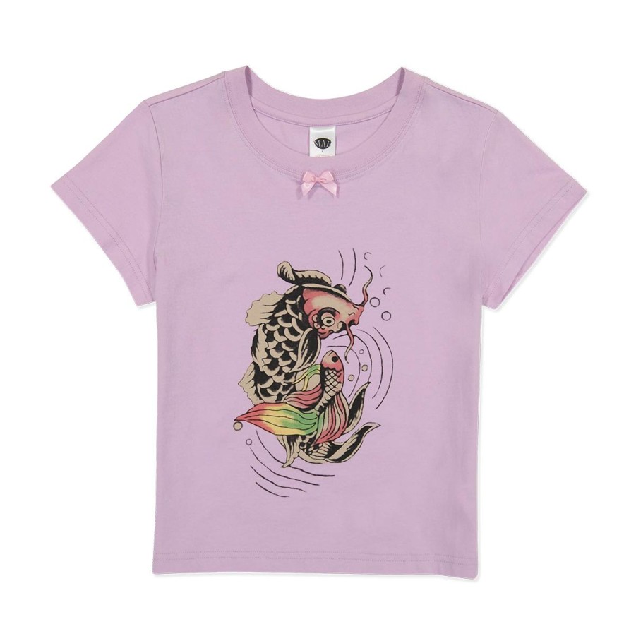 Women Ed Hardy | Koi Tee Pink