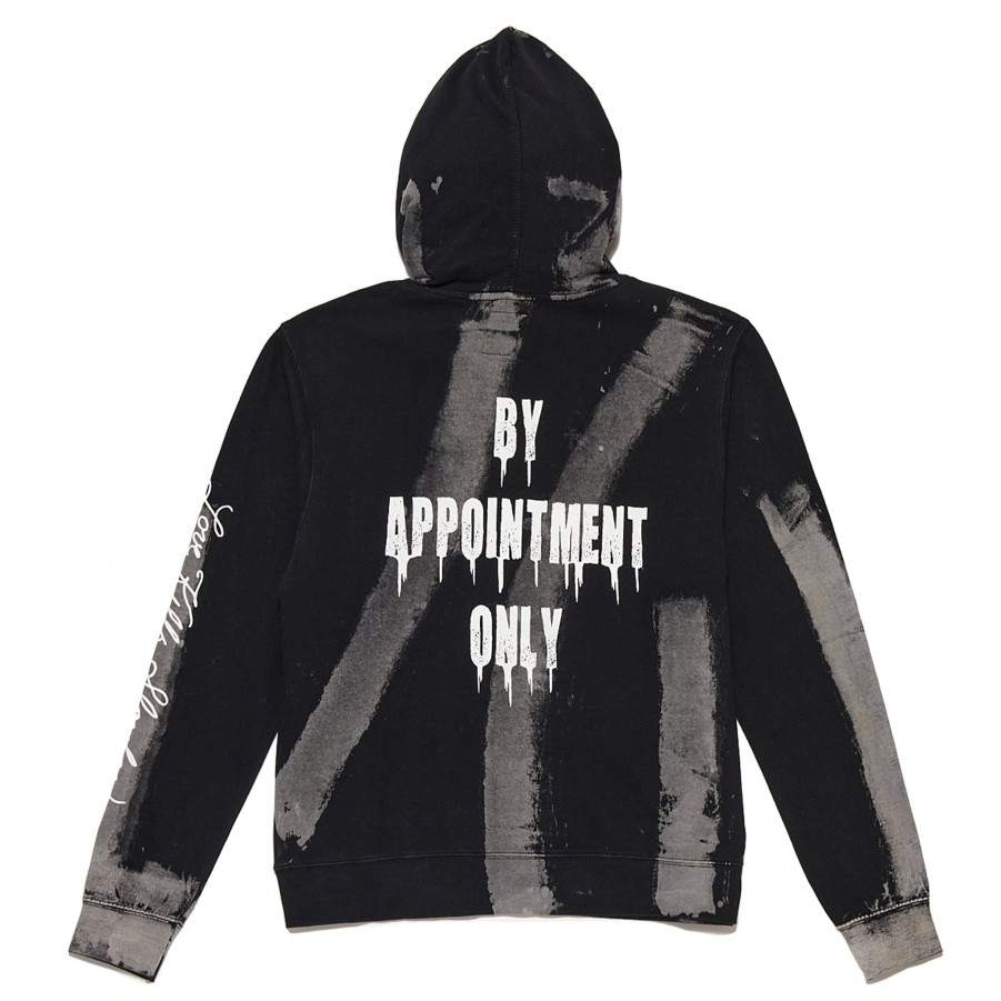 Men Ed Hardy | Death Or Glory Hoodie Black White